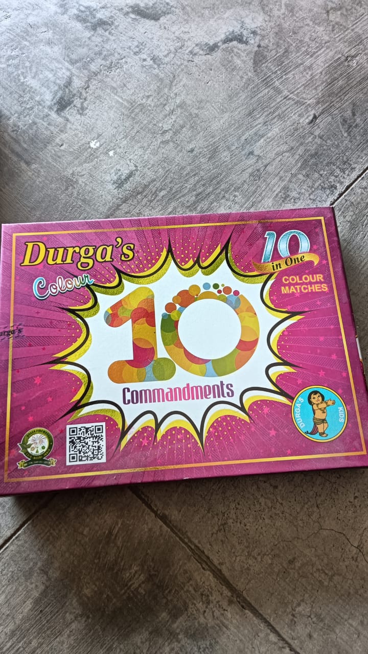 Krish Crackers 10 Commandments Fancy colour Matches